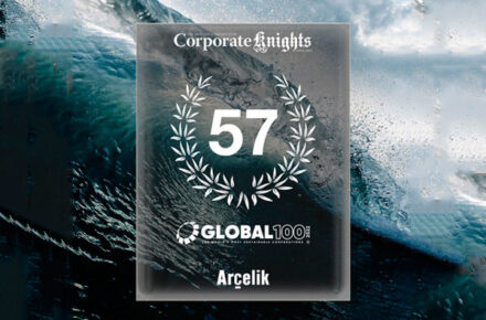 Arçelik, reconocida una de las compañías más sostenibles del mundo en el índice Global 100 Corporate Knights