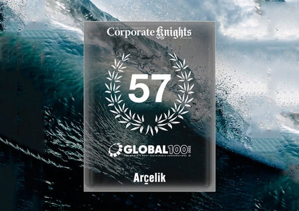 Arçelik, reconocida una de las compañías más sostenibles del mundo en el índice Global 100 Corporate Knights