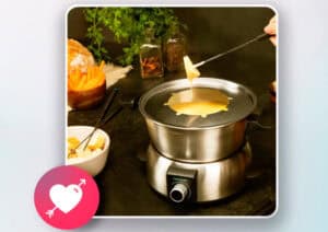 Fondeu gourmet San Valentín