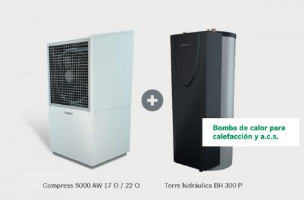 Nueva bomba de calor Compress 5000 AW de Bosch