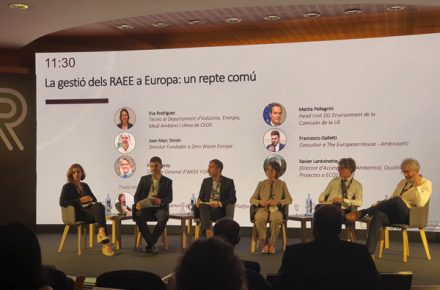 Mesa sobre la gestión de los RAEE en Europa