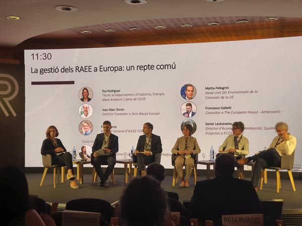 Mesa sobre la gestión de los RAEE en Europa