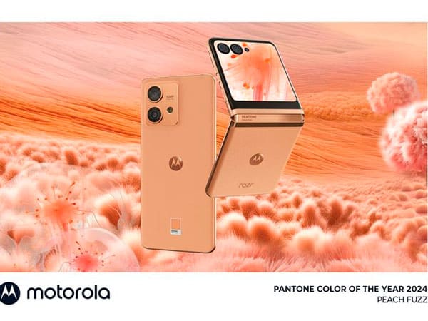 Teléfonos de Motorola con el color Pantone