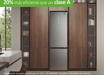 Haier lanza su primer frigorífico A-20% certificado por VDE