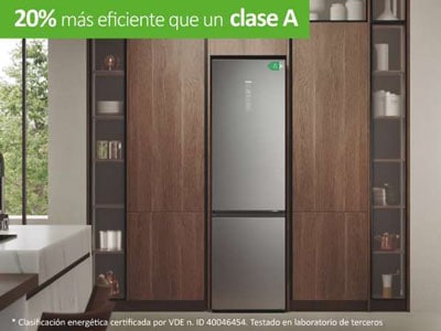 Haier lanza su primer frigorífico A-20% certificado por VDE