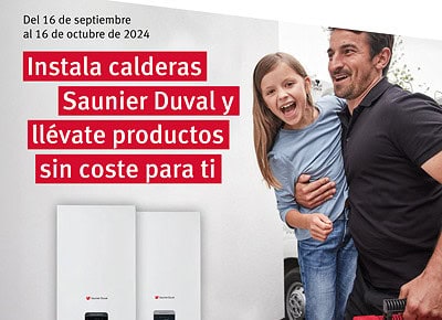 Productos sin coste con calderas Saunier Duval