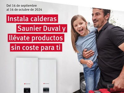 Productos sin coste con calderas Saunier Duval