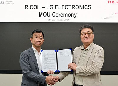 LG y Ricoh se asocian para impulsar la transformación digital B2B