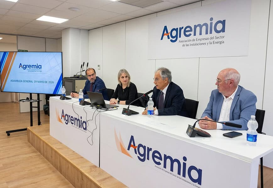 Agremia, la Asociación de Empresas del Sector de las Instalaciones y la Energía, ha celebrado su Asamblea General Ordinaria 2026, en la que la organización ha hecho balance del ejercicio 2025
