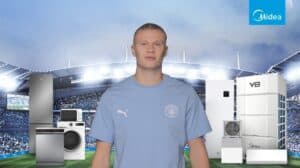 Futbolista Erling Haaland, embajador global de Midea