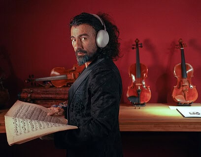 Ara Malikian con los nuevos 1000X THE COLLEXION de Sony