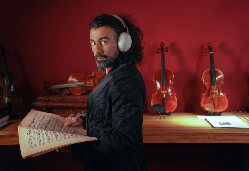 Ara Malikian con los nuevos 1000X THE COLLEXION de Sony